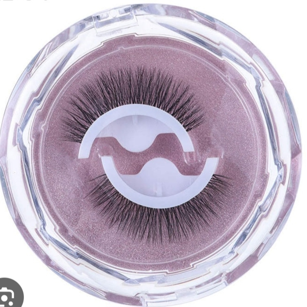 Natural Black False Eyelashes - Women's - Qty 2